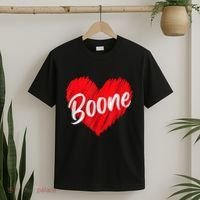 I Love Boone Heart Personalized Name Boone T-Shirt thumb 2