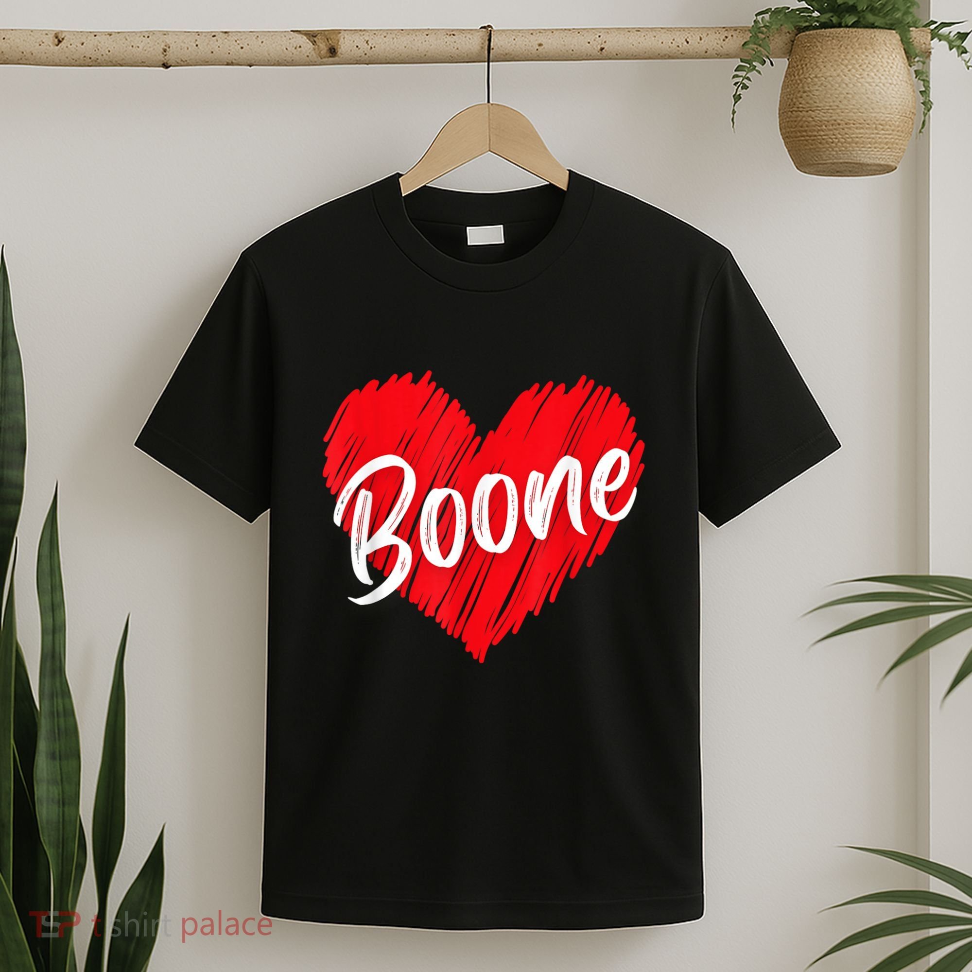 I Love Boone Heart Personalized Name Boone T-Shirt