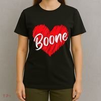 I Love Boone Heart Personalized Name Boone T-Shirt thumb 4