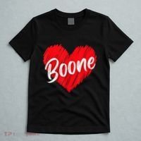 I Love Boone Heart Personalized Name Boone T-Shirt thumb 5