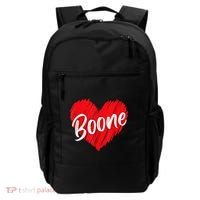 I Love Boone Heart Personalized Name Boone Backpack thumb 0