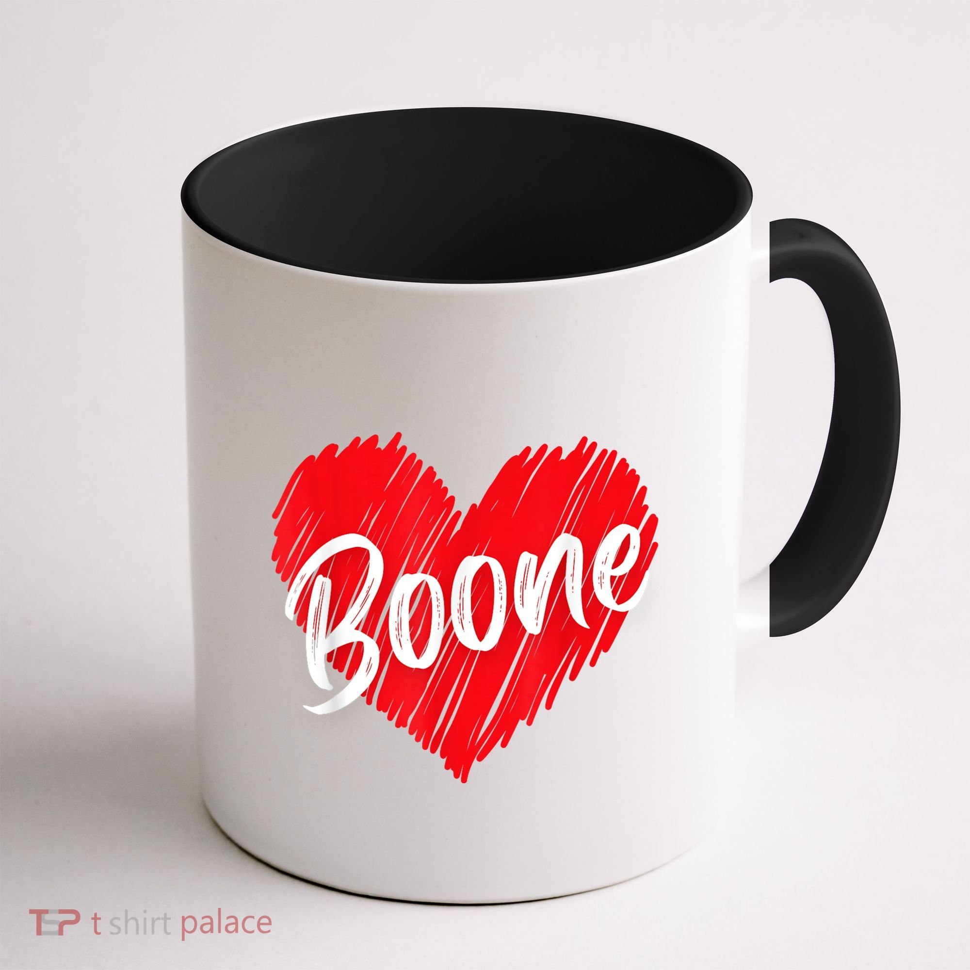 I Love Boone Heart Personalized Name Boone Coffee Mug