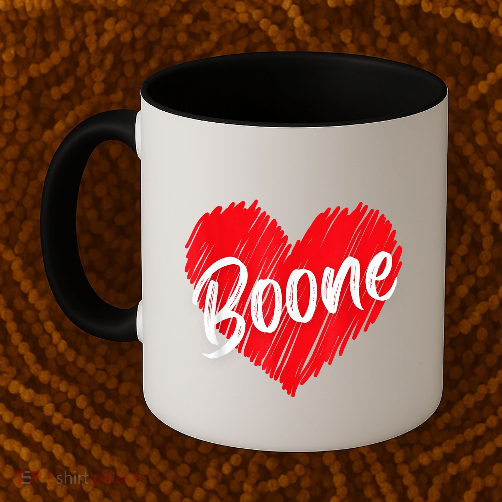 I Love Boone Heart Personalized Name Boone Coffee Mug