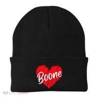 I Love Boone Heart Personalized Name Boone Beanie thumb 0