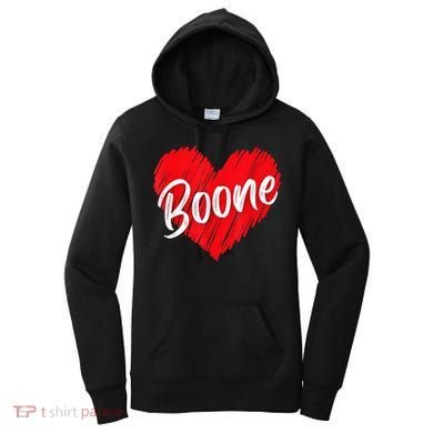 I Love Boone Heart Personalized Name Boone Women's Hoodie