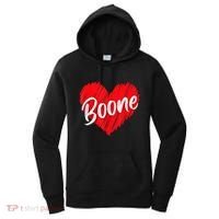 I Love Boone Heart Personalized Name Boone Women's Hoodie thumb 0