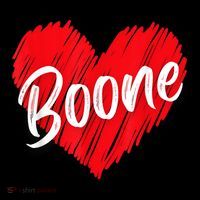 I Love Boone Heart Personalized Name Boone Women's Hoodie thumb 2