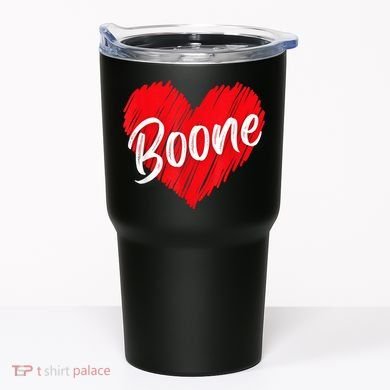 I Love Boone Heart Personalized Name Boone Tumbler