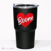 I Love Boone Heart Personalized Name Boone Tumbler thumb 0