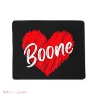I Love Boone Heart Personalized Name Boone Mousepad thumb 0