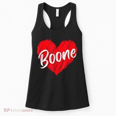 I Love Boone Heart Personalized Name Boone Women's Tank Top