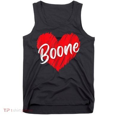 I Love Boone Heart Personalized Name Boone Tank Top