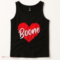 I Love Boone Heart Personalized Name Boone Tank Top thumb 2