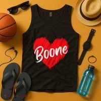 I Love Boone Heart Personalized Name Boone Tank Top thumb 4