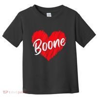 I Love Boone Heart Personalized Name Boone Toddler T-Shirt thumb 0