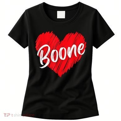 I Love Boone Heart Personalized Name Boone Women's T-Shirt