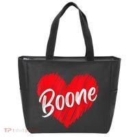 I Love Boone Heart Personalized Name Boone Tote Bag thumb 0