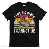 I Like Big Books And I Cannot Lie Bookworm Reading Teacher T-Shirt thumb 0