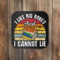 I Like Big Books And I Cannot Lie Bookworm Reading Teacher Coaster thumb 0