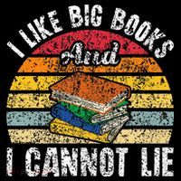 I Like Big Books And I Cannot Lie Bookworm Reading Teacher Women's Hoodie thumb 2