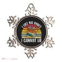 I Like Big Books And I Cannot Lie Bookworm Reading Teacher Ornament thumb 0