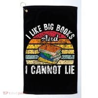I Like Big Books And I Cannot Lie Bookworm Reading Teacher Golf Towel thumb 0