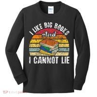 I Like Big Books And I Cannot Lie Bookworm Reading Teacher Kids Long Sleeve Shirt thumb 0