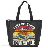 I Like Big Books And I Cannot Lie Bookworm Reading Teacher Tote Bag thumb 0