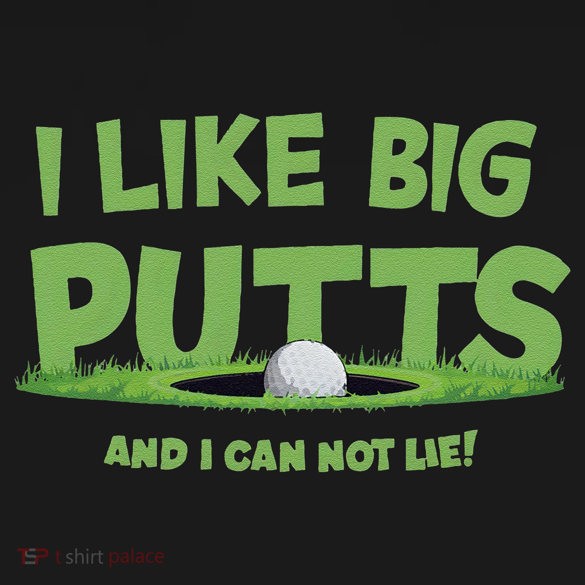 I Like Big Putts And I Cannot Lie Funny Golf Golfer Ornament