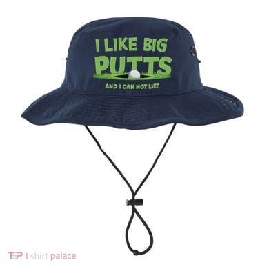 I Like Big Putts And I Cannot Lie Funny Golf Golfer Bucket Hat