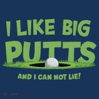 I Like Big Putts And I Cannot Lie Funny Golf Golfer Baby Bodysuit thumb 2