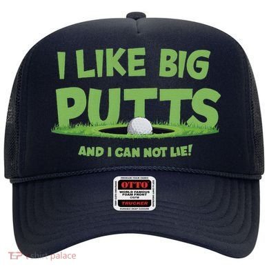 I Like Big Putts And I Cannot Lie Funny Golf Golfer Hat