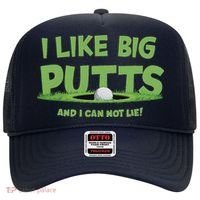 I Like Big Putts And I Cannot Lie Funny Golf Golfer Hat thumb 0