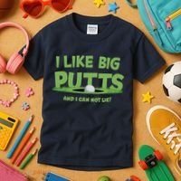 I Like Big Putts And I Cannot Lie Funny Golf Golfer Kids T-Shirt thumb 3