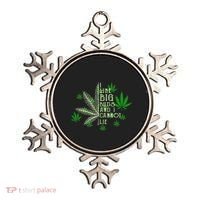 I Like Big Buds And I Cannot Lies Marijuana Leaf Smoker Ornament thumb 0