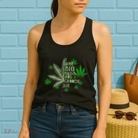 I Like Big Buds And I Cannot Lies Marijuana Leaf Smoker Women's Tank Top thumb 2