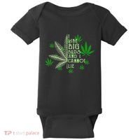 I Like Big Buds And I Cannot Lies Marijuana Leaf Smoker Baby Bodysuit thumb 0