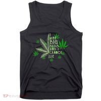 I Like Big Buds And I Cannot Lies Marijuana Leaf Smoker Tank Top thumb 0