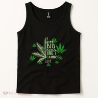 I Like Big Buds And I Cannot Lies Marijuana Leaf Smoker Tank Top thumb 2