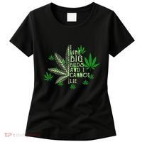 I Like Big Buds And I Cannot Lies Marijuana Leaf Smoker Women's T-Shirt thumb 0