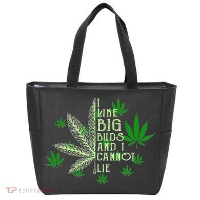 I Like Big Buds And I Cannot Lies Marijuana Leaf Smoker Tote Bag