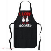 I Love Boobies Bird Funny Red Footed  Apron thumb 0