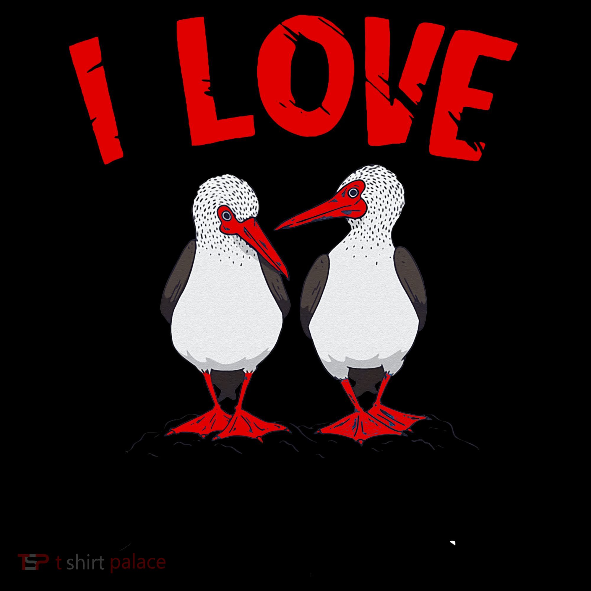 I Love Boobies Bird Funny Red Footed  Coffee Mug