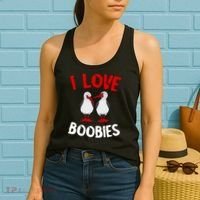 I Love Boobies Bird Funny Red Footed  Women's Tank Top thumb 2