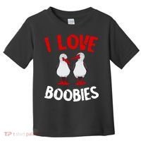 I Love Boobies Bird Funny Red Footed  Toddler T-Shirt thumb 0