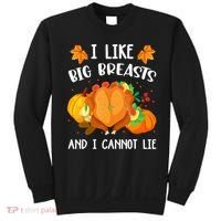 I Like Big Breasts And I Cannot Lie Thanksgiving Turkey Sweatshirt thumb 0