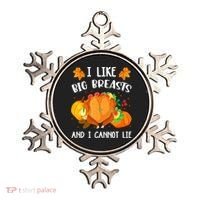 I Like Big Breasts And I Cannot Lie Thanksgiving Turkey Ornament thumb 0