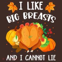 I Like Big Breasts And I Cannot Lie Thanksgiving Turkey Kids Hoodie thumb 2