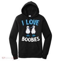 I Love Boobies Funny Blue Footed Women's Hoodie thumb 0
