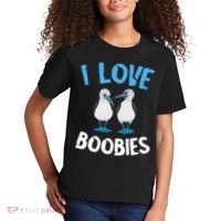 I Love Boobies Funny Blue Footed Kids T-Shirt thumb 2